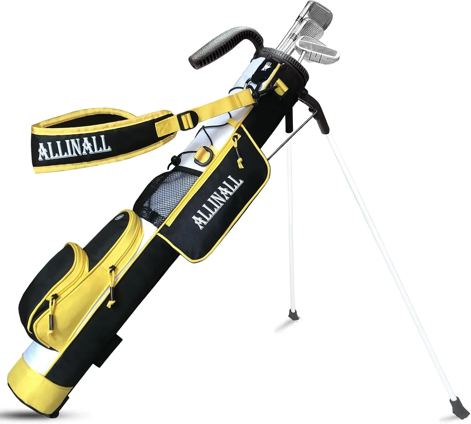 Sunday Golf Lightweight Stand Carry Bag with Padded Strap, Pitch &Putt, Practice Driving Range Par 3 & Executive Courses for Men & Women–31.5 inches Tall