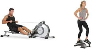 Sunny Health & Fitness Magnetic Rowing Machine Rower with 8-Level ResistanceSunny Health & Fitness Portable Stand Up Elliptical - SF-E3908