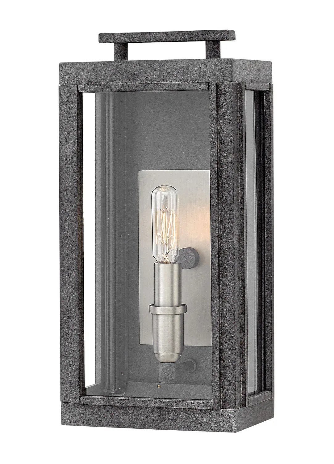 Sutcliffe LED Wall Mount in Aged Zinc