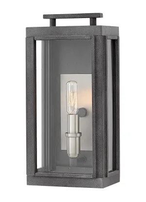 Sutcliffe LED Wall Mount in Aged Zinc