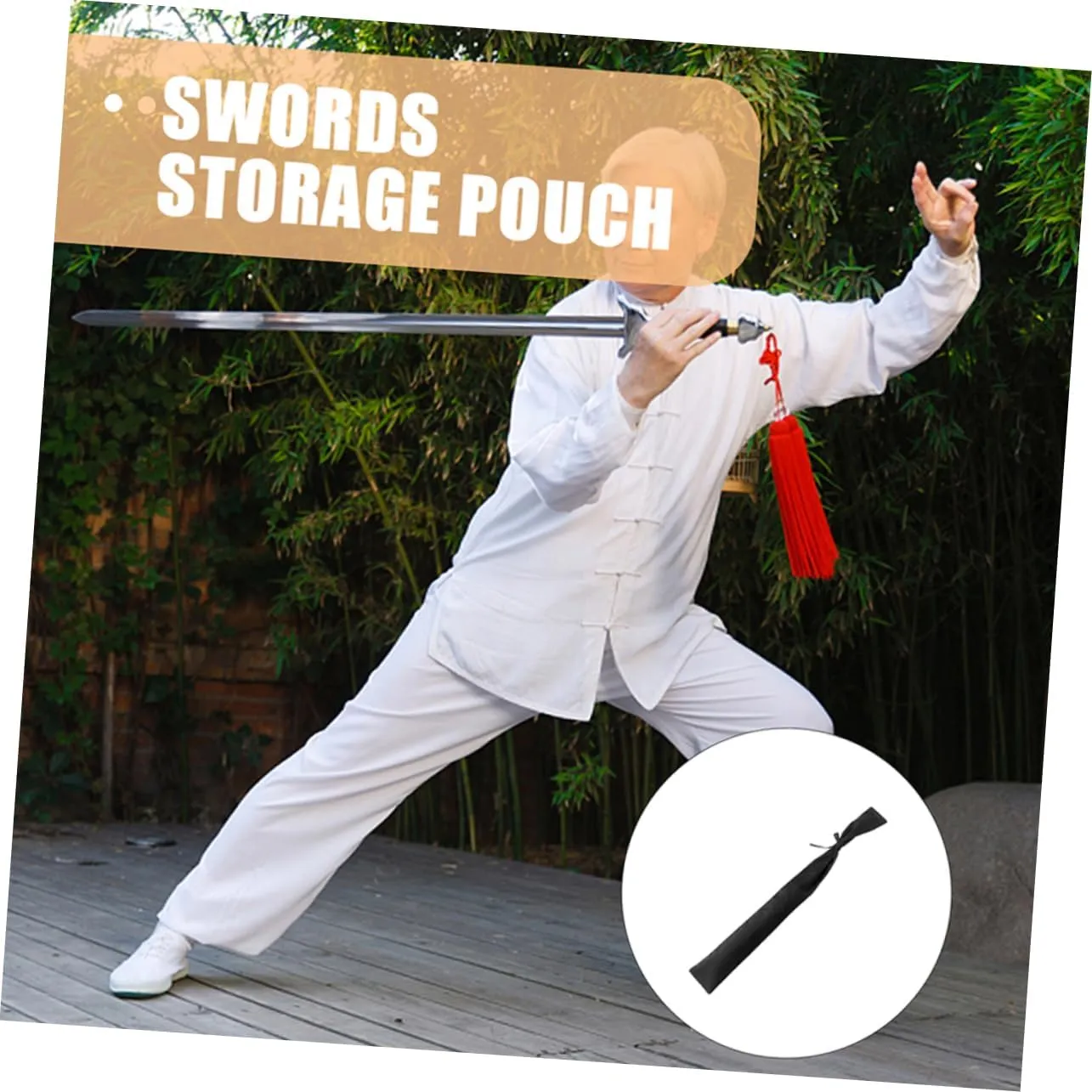 Sword Storage Bag Durable Carrying Case for Sword Lightweight Pouch with Strap for Protection and