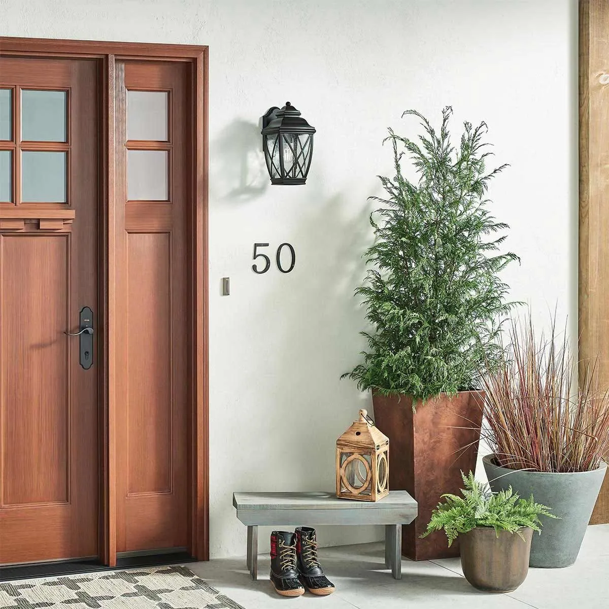 Tangier 1 Light Medium Wall Lantern | Olde Bronze