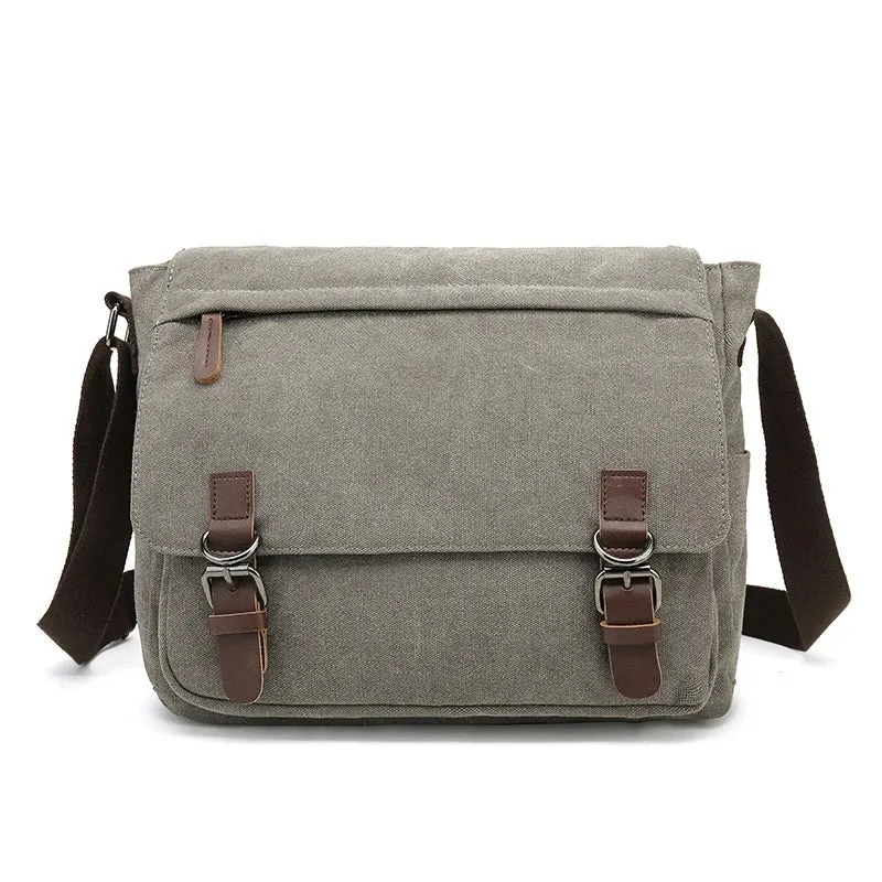 Tate | Rugged Canvas Men's Crossbody Messenger Bag