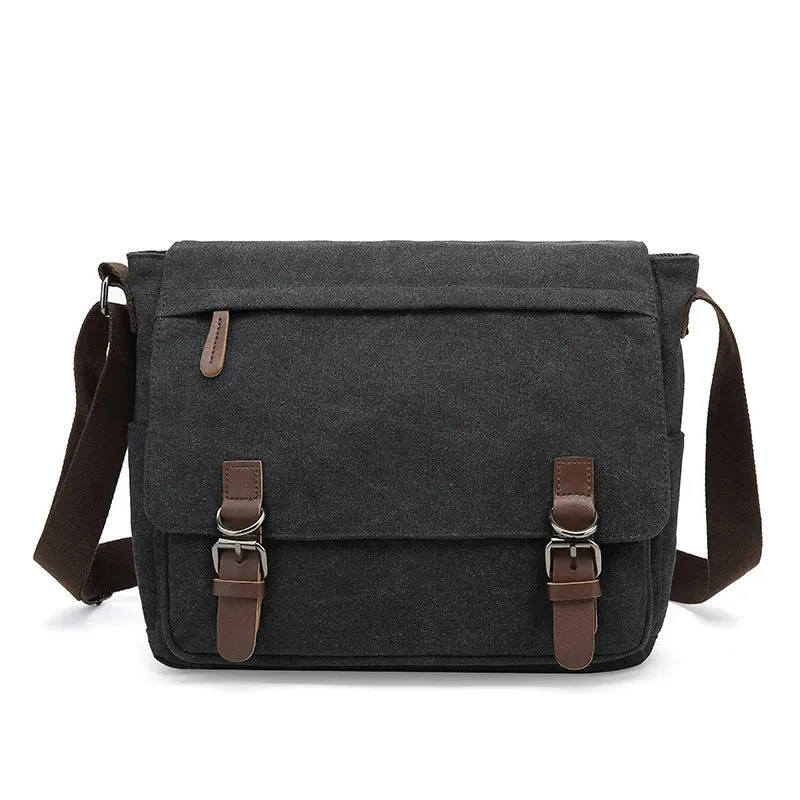 Tate | Rugged Canvas Men's Crossbody Messenger Bag