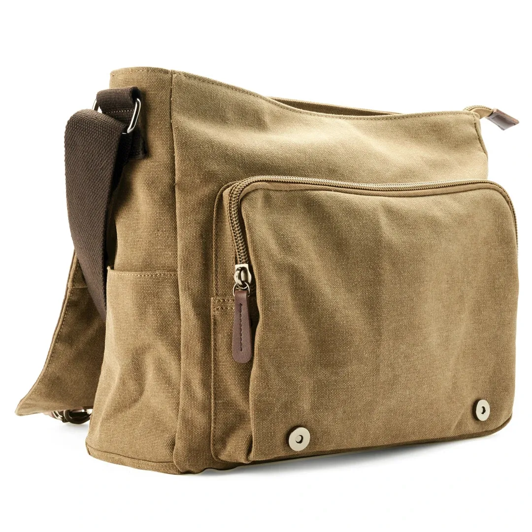 Tate | Rugged Canvas Men's Crossbody Messenger Bag