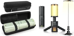 Telescopic Camping Lights Rechargeable 14000 mAh Led Multifunction Magnetic Lanterns with Storage Case