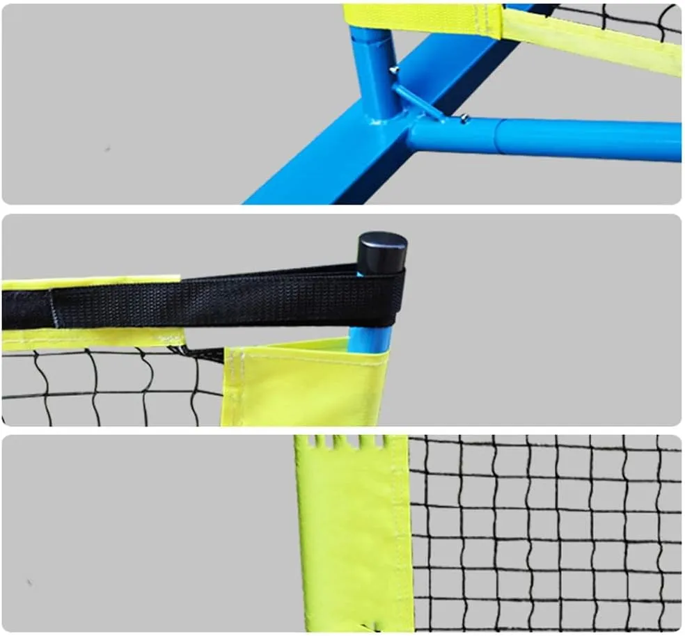 Tennis Badminton Net Stand Foldable Outdoor Mobile Standard Training Tennis Net Stand