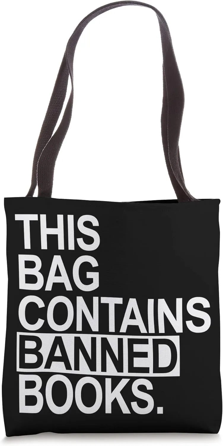 This Bag Contains Banned Books Tote Bag