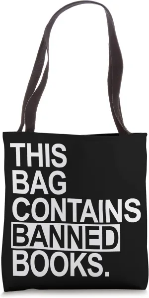 This Bag Contains Banned Books Tote Bag