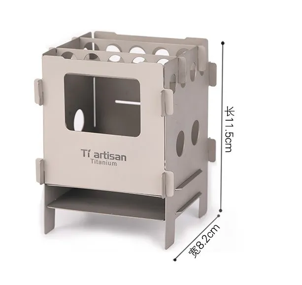 Titanium Foldable Wood Burning Stove
