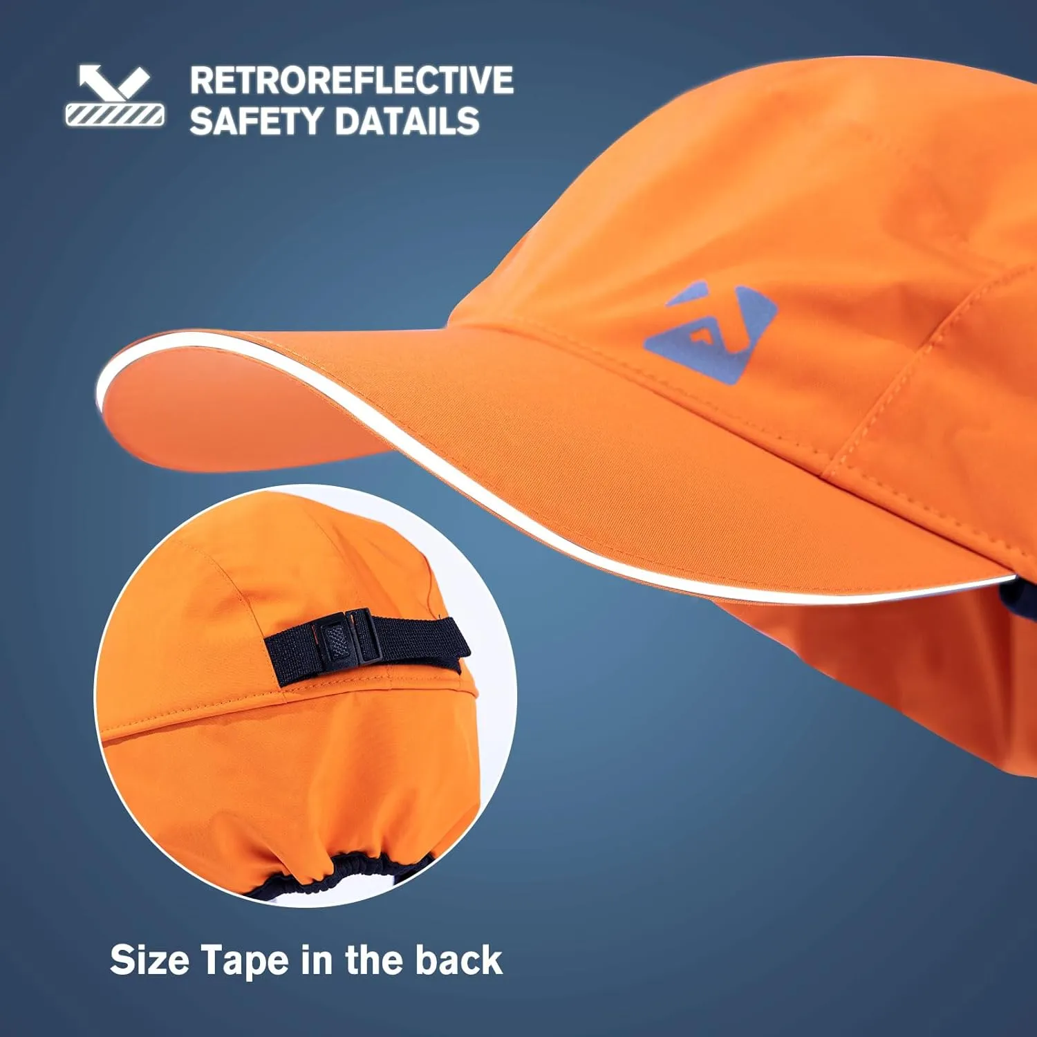 TOP-EX Oversize XL XXL Men's Waterproof Winter Baseball Cap Fleece Earflap Trapper Hat for Cold Weather Large Heads