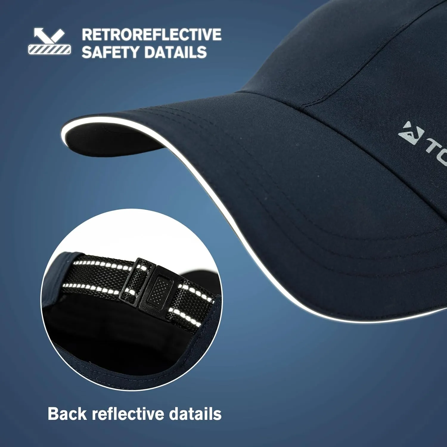 TOP-EX Oversize XL XXL XXXL Baseball Cap Waterproof Running Hat for Extra Large Heads Men