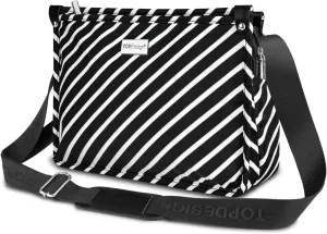 TOPDesign Lightweight Women Crossbody Bag, Shoulder Purse with Multiple Pockets, Triple Zip Handbag with Shoulder Strap