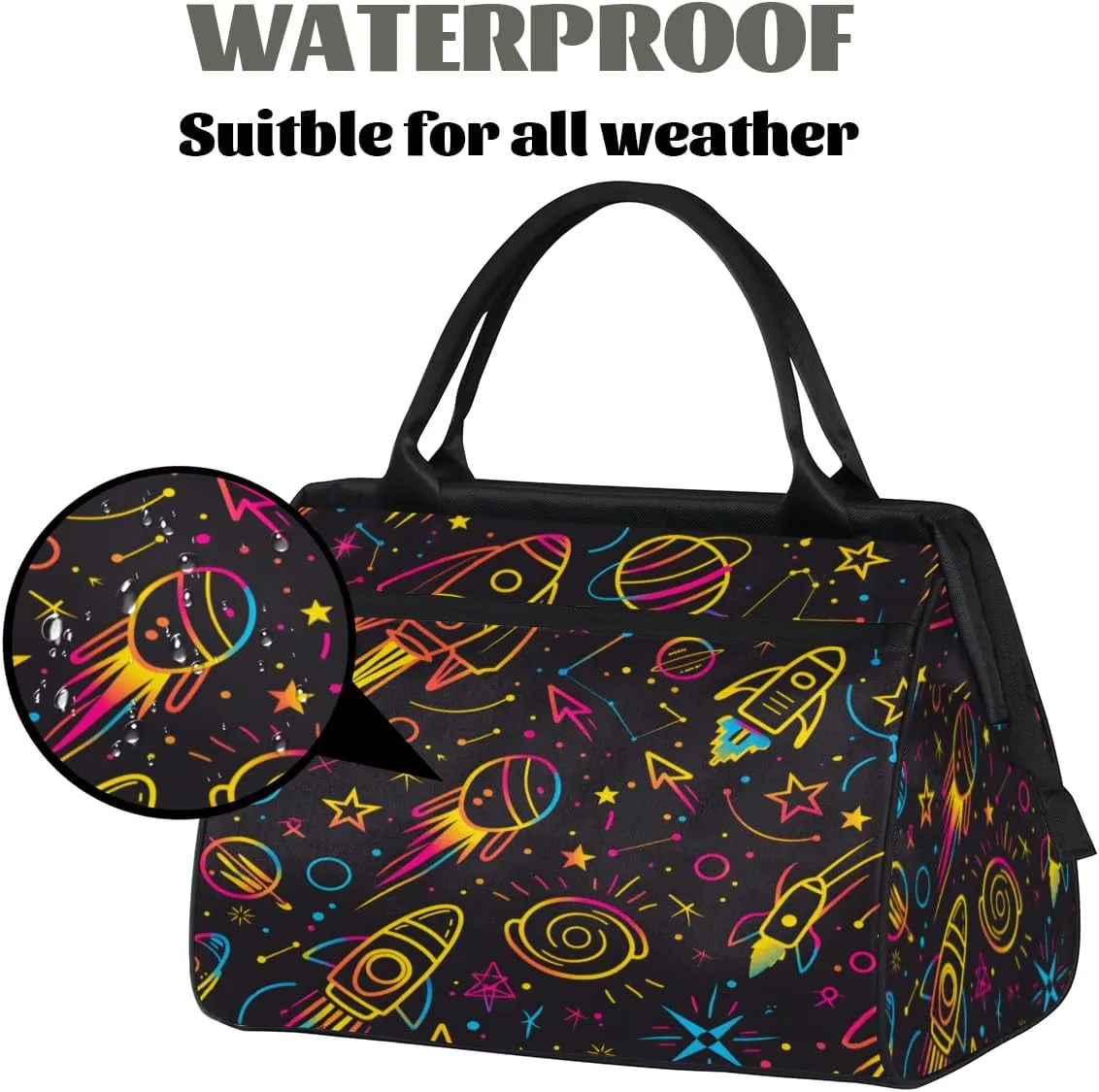 Tote Bag for Women, Lightweight Tote Bag with Zipper, Large Shoulder Bag Handbag for Travel, Work