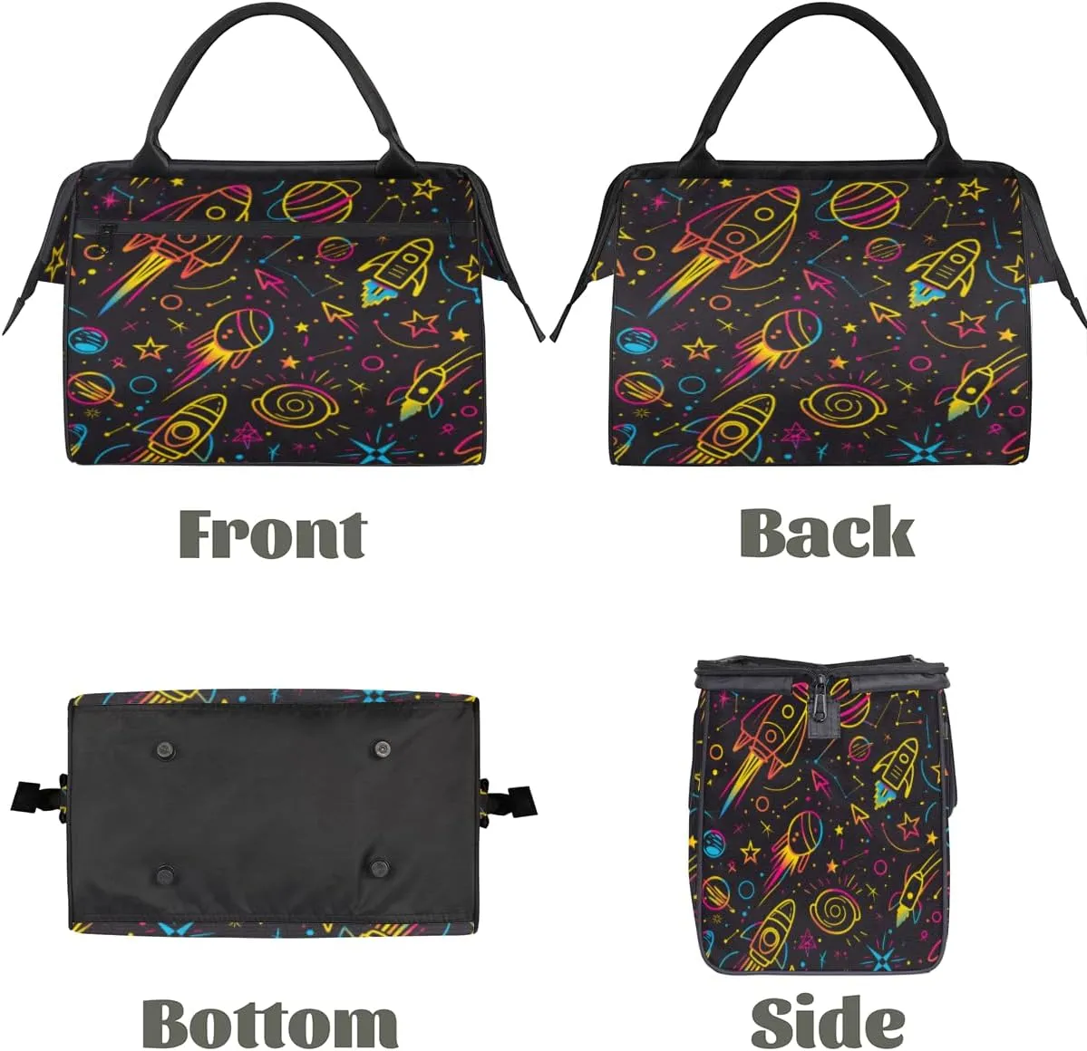 Tote Bag for Women, Lightweight Tote Bag with Zipper, Large Shoulder Bag Handbag for Travel, Work