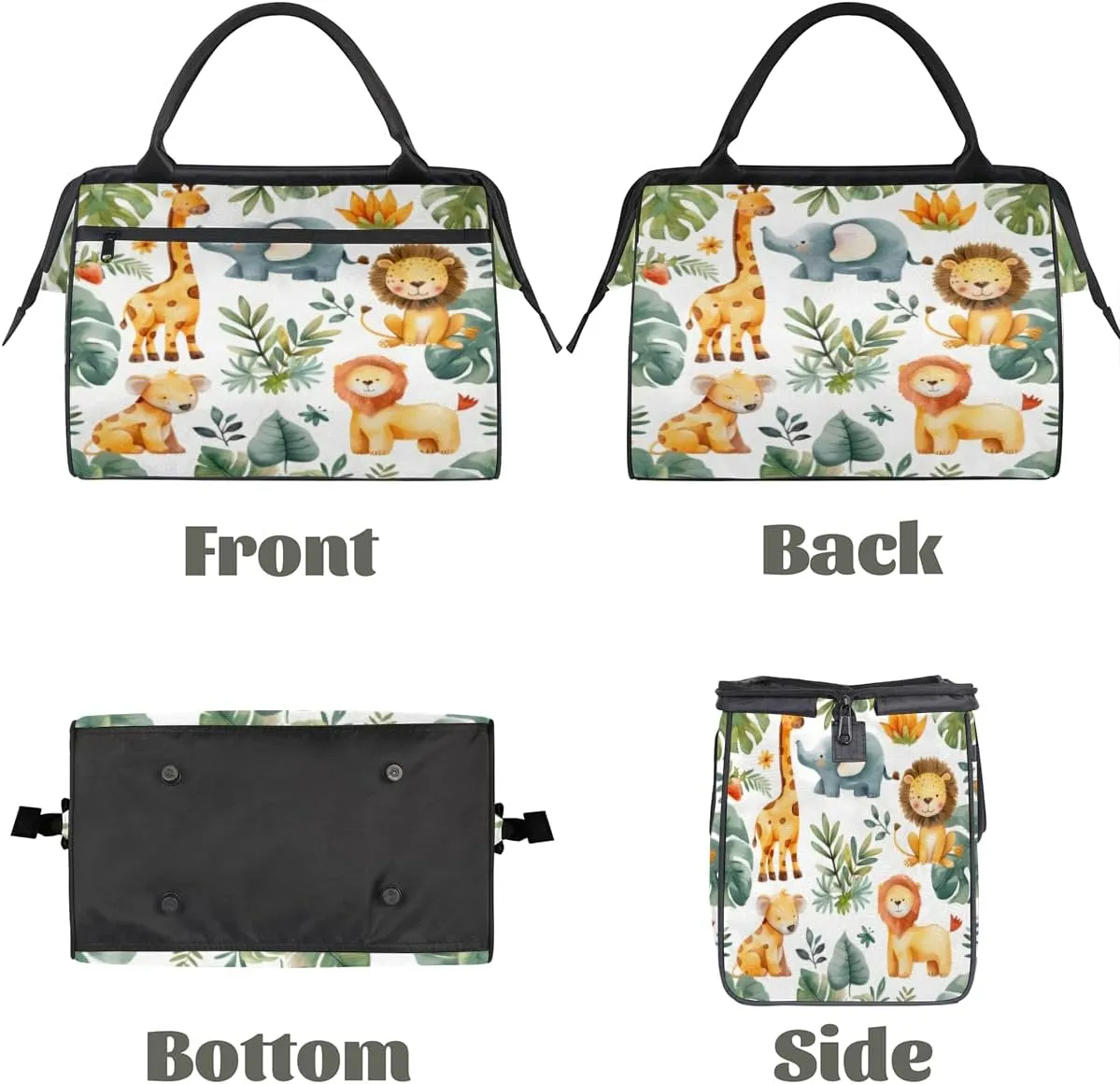 Tote Bag for Women, Lightweight Tote Bag with Zipper, Large Shoulder Bag Handbag for Travel, Work
