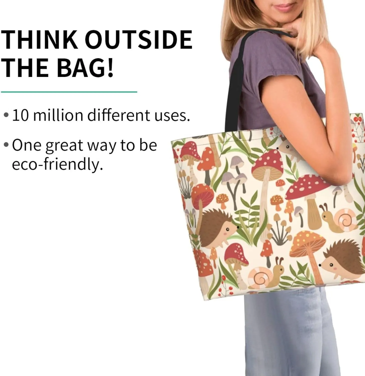 Tote Shoulder Bag Large Durable Handbag Lightweight Stylish for Daily Use-19.7x15.7x5.9 Inch