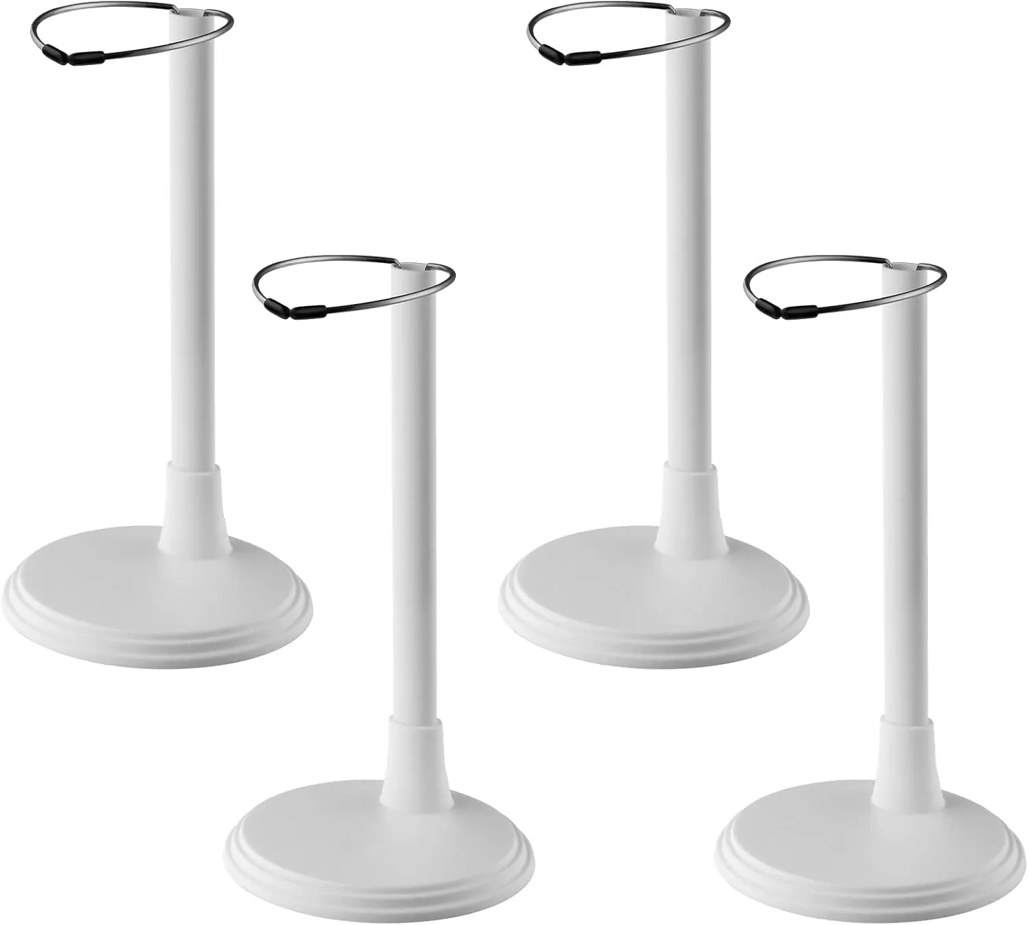 TOYANDONA 4pcs Doll Stand Action Figure Stand Portable Teddy Bear Stand for Mini Dolls
