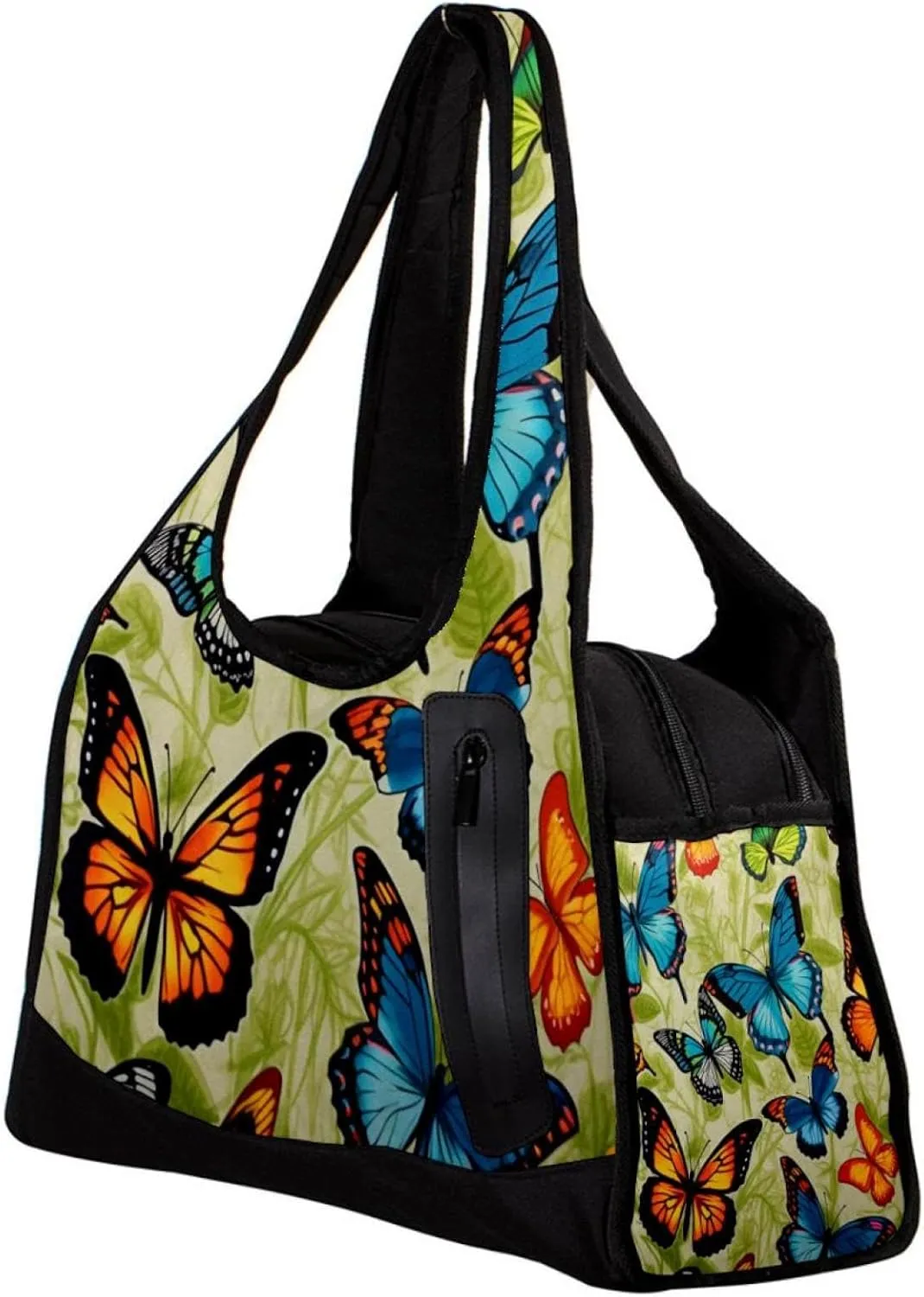 Travel Bag,Mens Gym Bag,Womens Gym Bag,Colored Butterflies,Sports Bag