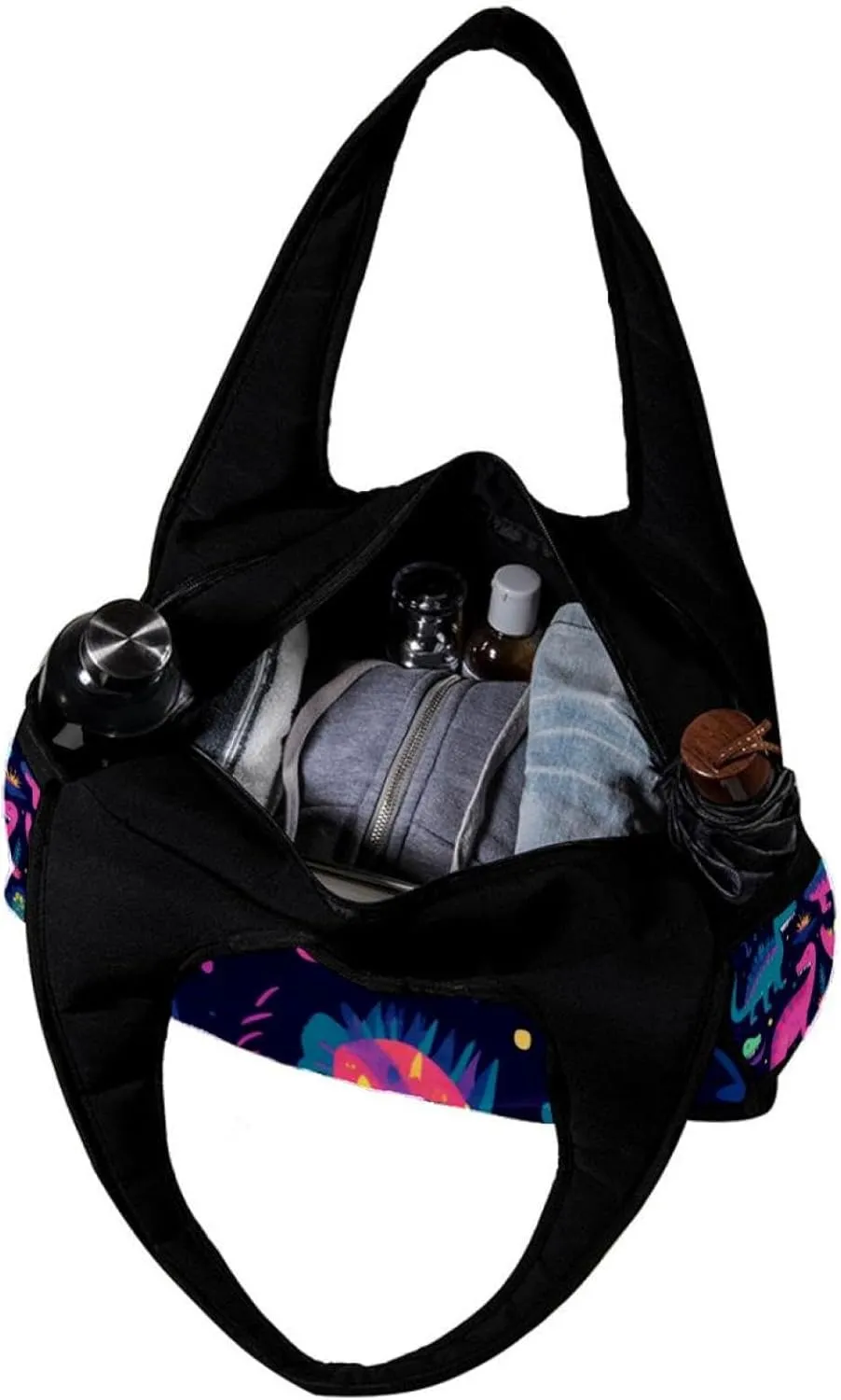 Travel Bag,Mens Gym Bag,Womens Gym Bag,Colorful Cartoon Dinosaurs,Sports Bag