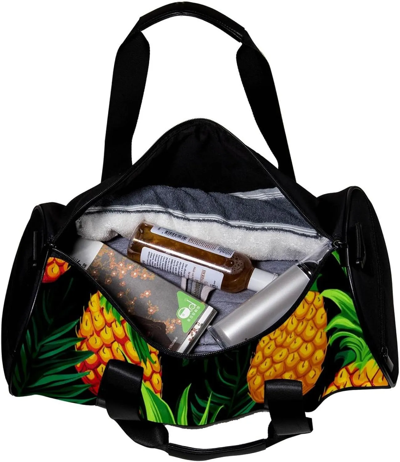 Travel Bag,Mens Gym Bag,Womens Gym Bag,Colorful Fruit Pineapple,Sports Bag