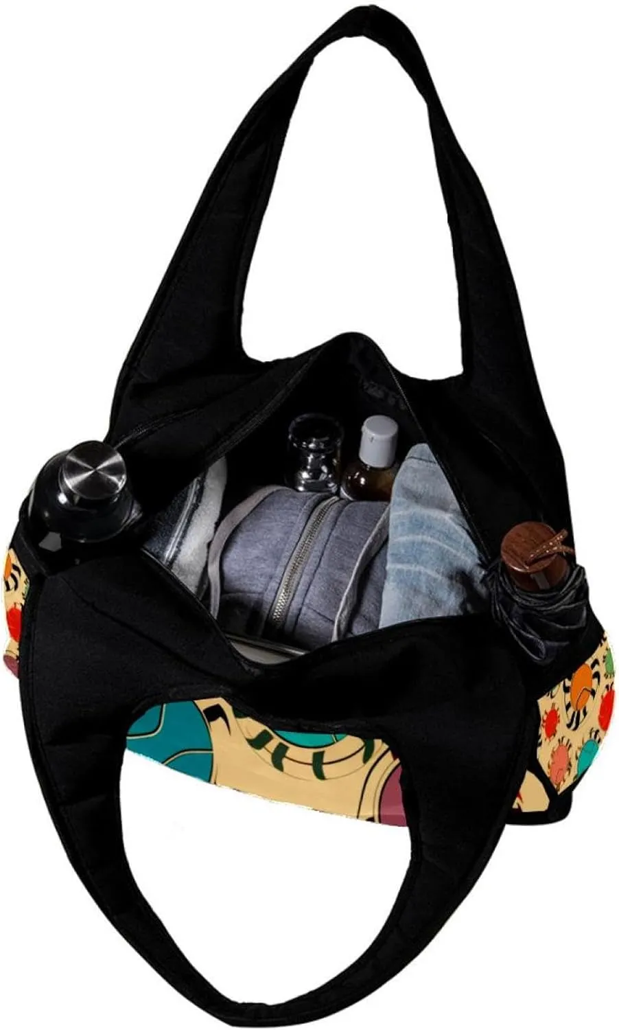 Travel Bag,Mens Gym Bag,Womens Gym Bag,Crabs and Leaf Dots,Sports Bag