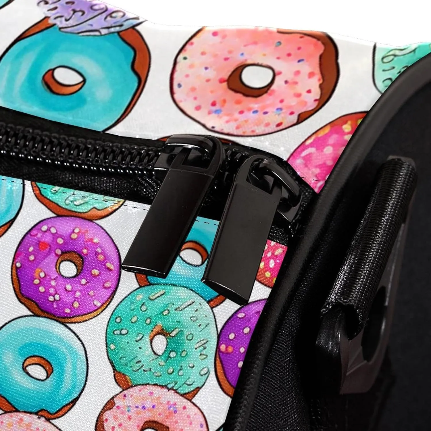 Travel Bag,Mens Gym Bag,Womens Gym Bag,Dessert Colorful Donut Sweets,Sports Bag