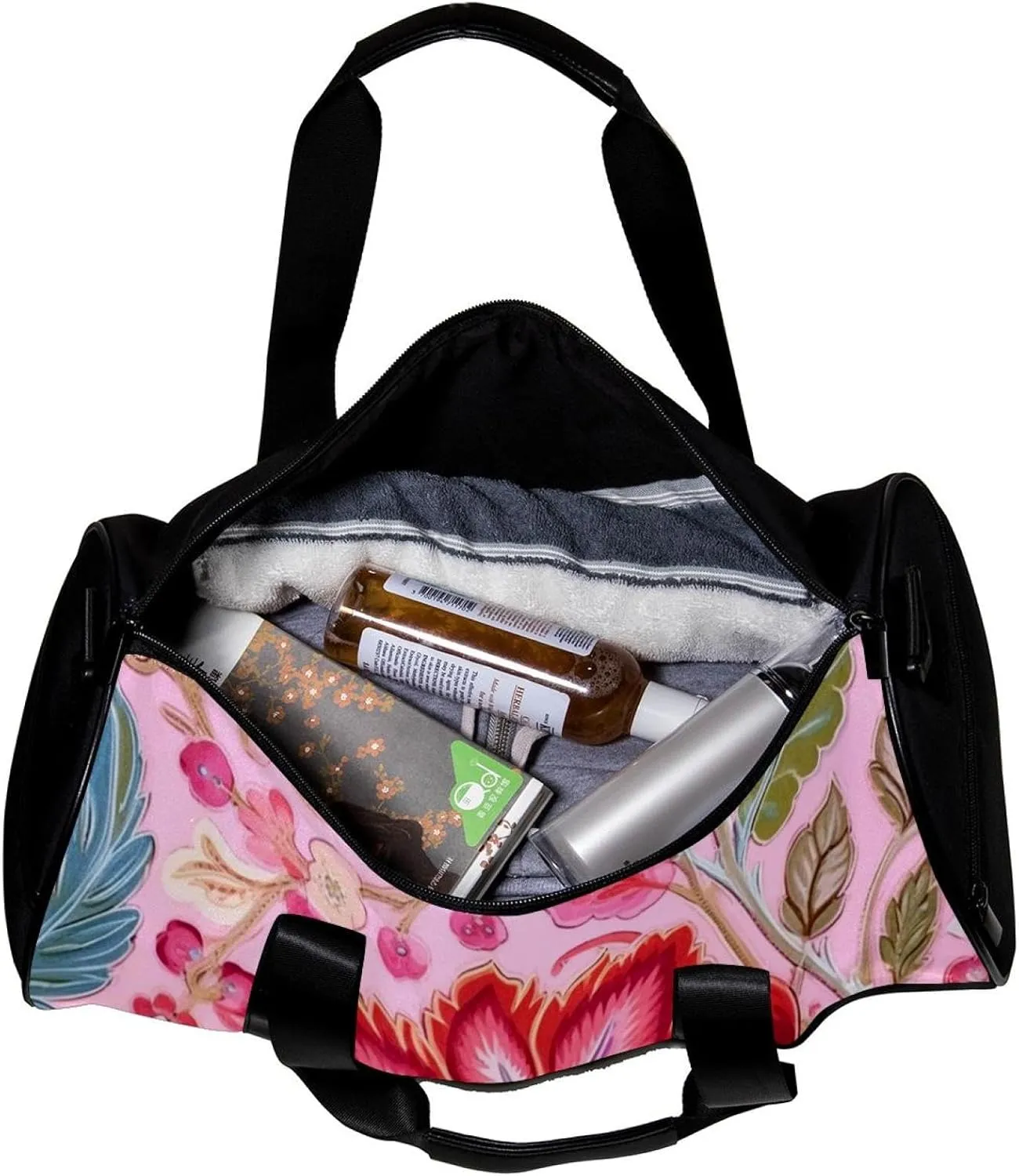 Travel Bag,Mens Gym Bag,Womens Gym Bag,Ethnic Style Retro,Sports Bag