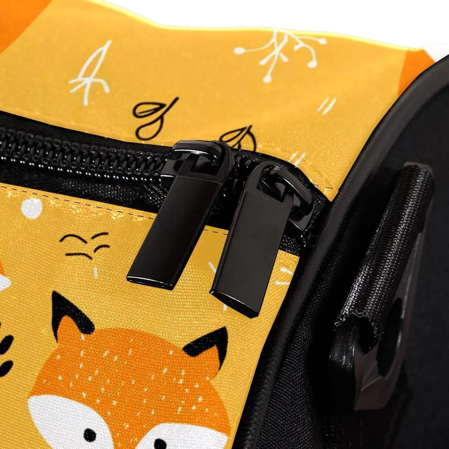 Travel Bag,Mens Gym Bag,Womens Gym Bag,Fox Tree Leaves,Sports Bag