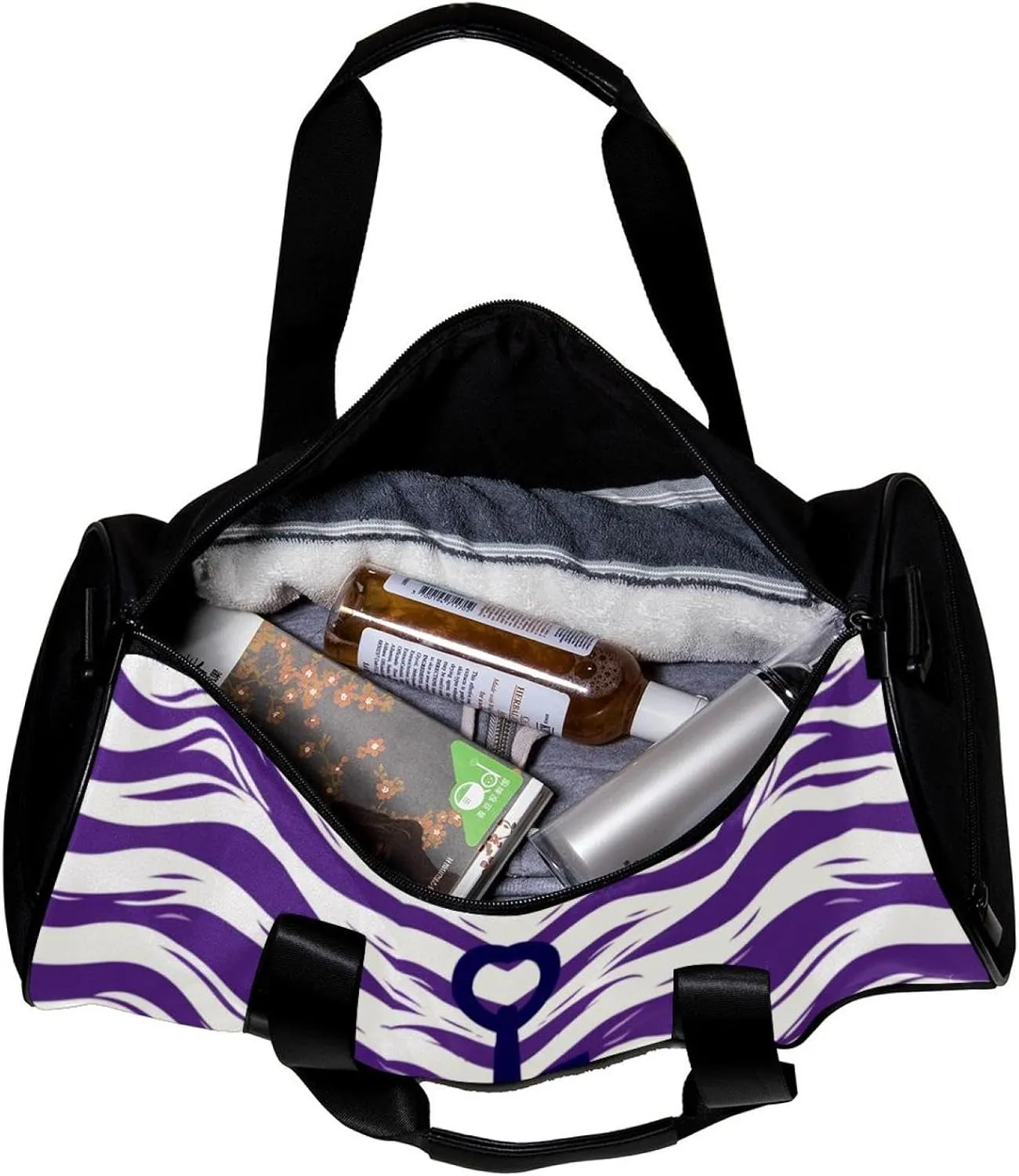 Travel Bag,Mens Gym Bag,Womens Gym Bag,Sea Wave Texture Background Anchor,Sports Bag