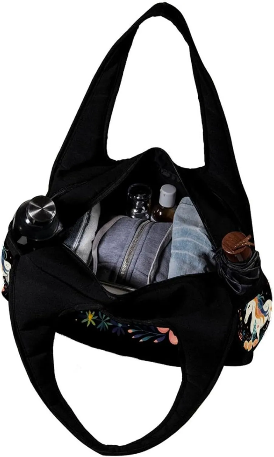 Travel Bag,Mens Gym Bag,Womens Gym Bag,Unicorns Cloud Moon,Sports Bag