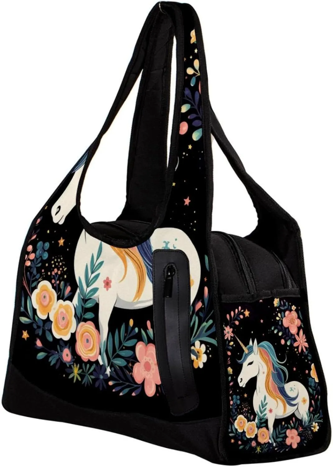 Travel Bag,Mens Gym Bag,Womens Gym Bag,Unicorns Cloud Moon,Sports Bag