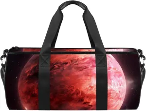 Travel Bag,Mens Gym Bag,Womens Gym Bag,Universe Space Planet Galaxy,Sports Bag