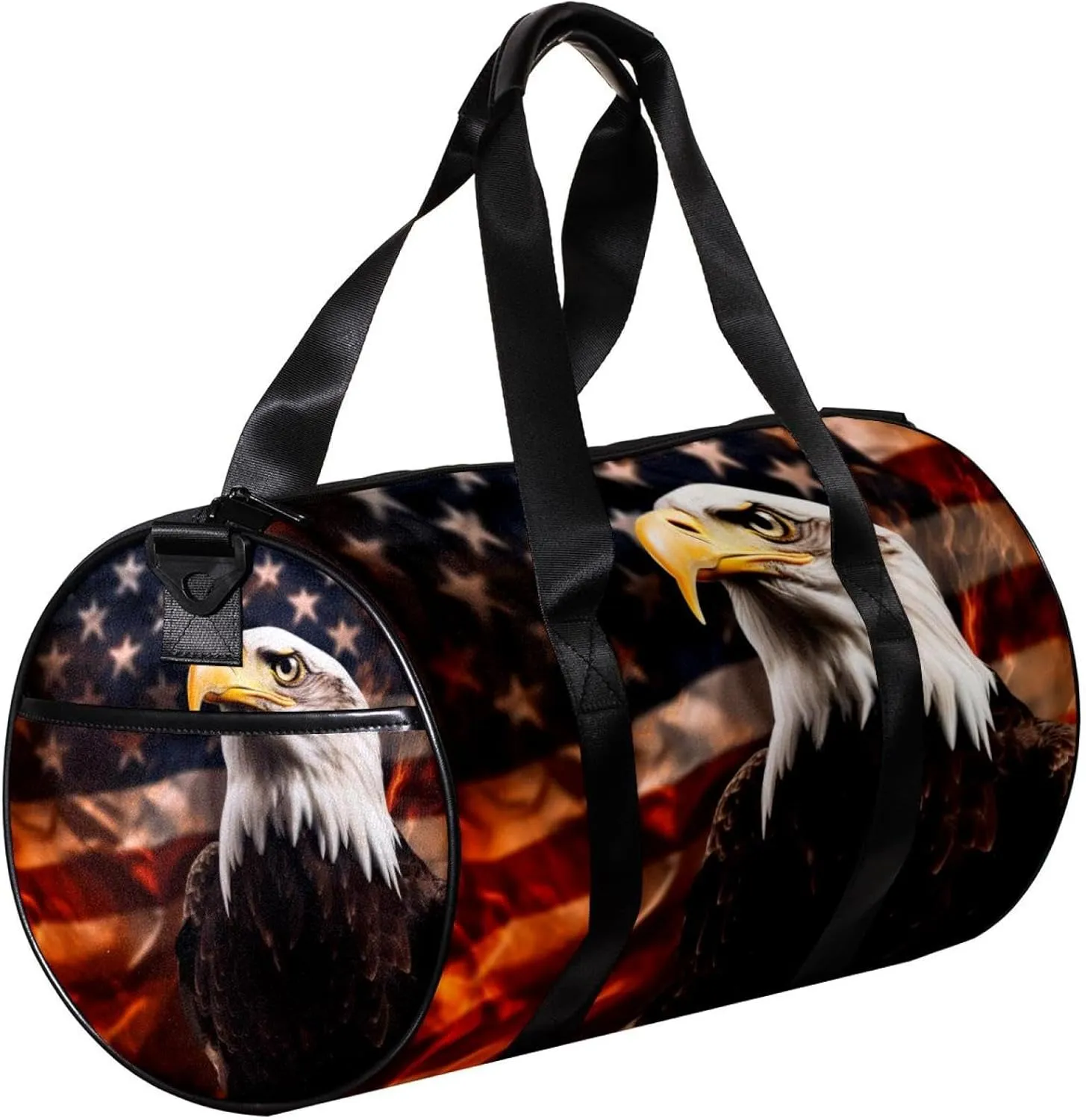 Travel Bag,Mens Gym Bag,Womens Gym Bag,Usa Flag Eagle,Sports Bag