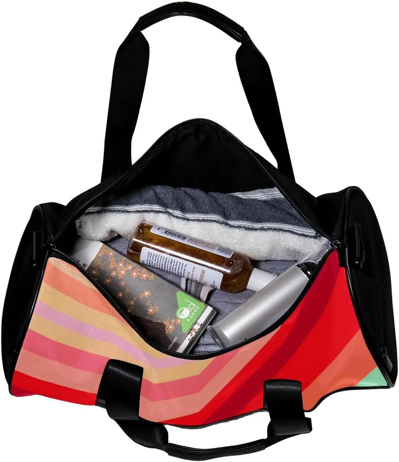Travel Bag,Mens Gym Bag,Womens Gym Bag,Watermelon Stripes,Sports Bag