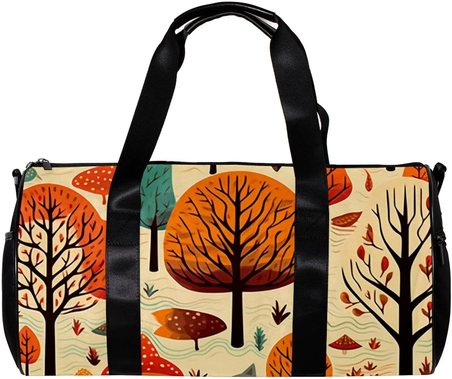 Travel Bag,Mens Gym Bag,Womens Gym Bag,Woodland Bird Plant,Sports Bag