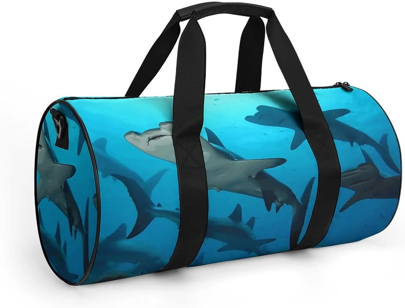 Travel Duffel Bag for Men And Women,Hammerhead Sharks Waterproof Sports Fitness Bag Portable Travel Duffel Bag
