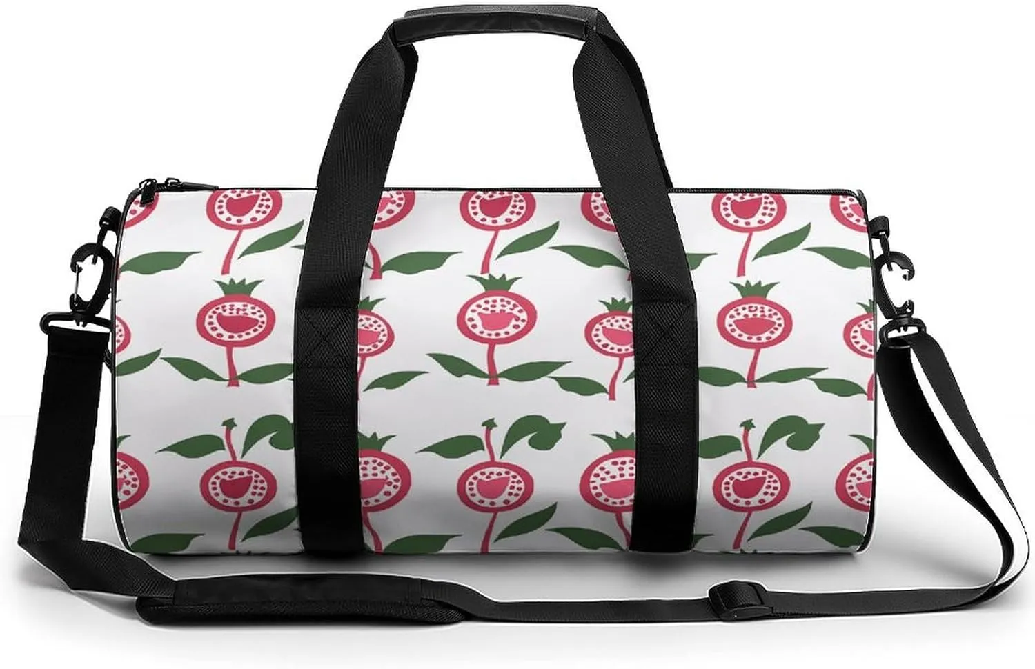 Travel Duffel Bag for Men And Women,Pomegranate Art Pattern Waterproof Sports Fitness Bag Portable Travel Duffel Bag