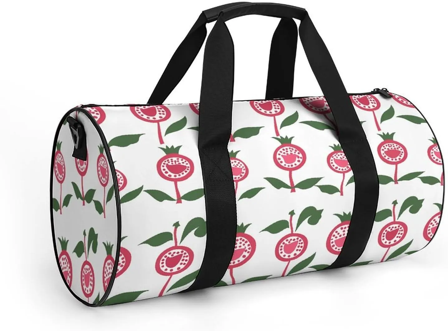 Travel Duffel Bag for Men And Women,Pomegranate Art Pattern Waterproof Sports Fitness Bag Portable Travel Duffel Bag