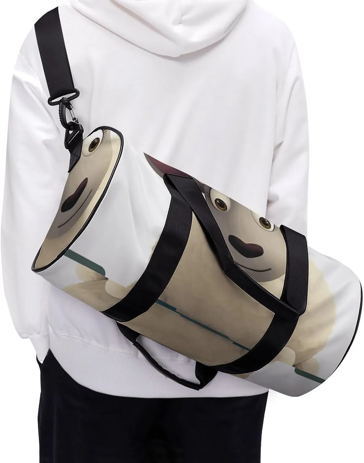 Travel Duffel Bag for Men And Women,Sheep Waterproof Sports Fitness Bag Portable Travel Duffel Bag
