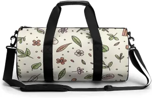Travel Duffel Bag for Men And Women,Spices And Herbs Waterproof Sports Fitness Bag Portable Travel Duffel Bag