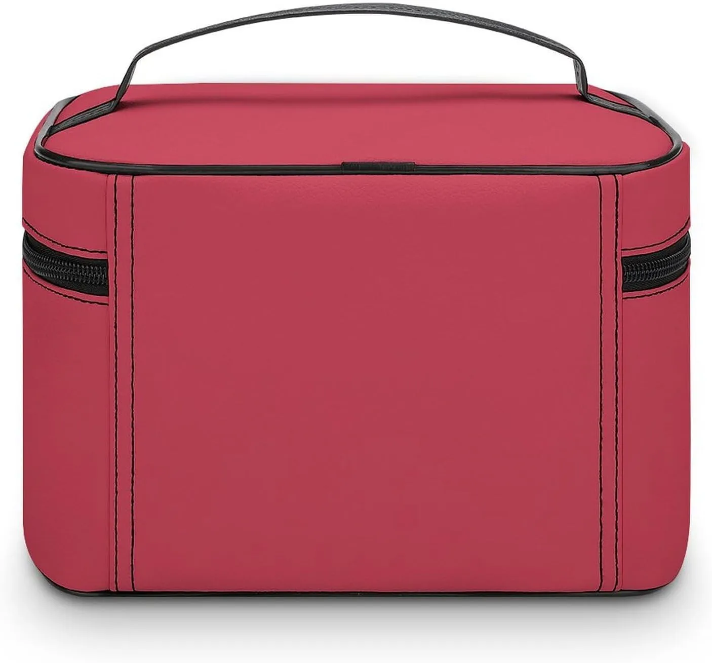 Travel Makeup Bag, Brick Red (Solid Color) Cosmetic Bags for Women Large Capacity Waterproof Toiletry Bag Make up Organizer