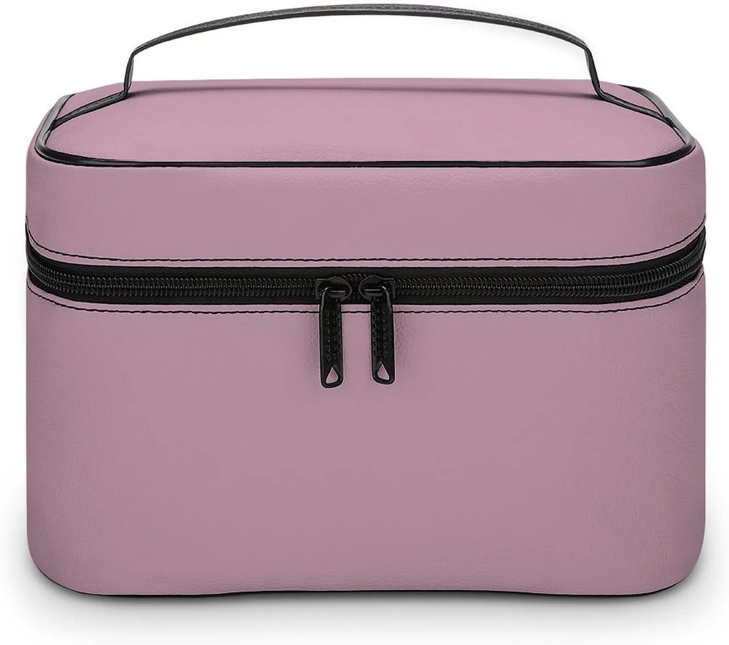 Travel Makeup Bag, Simple Pink Cosmetic Bags for Women Large Capacity Waterproof Toiletry Bag Make up Organizer