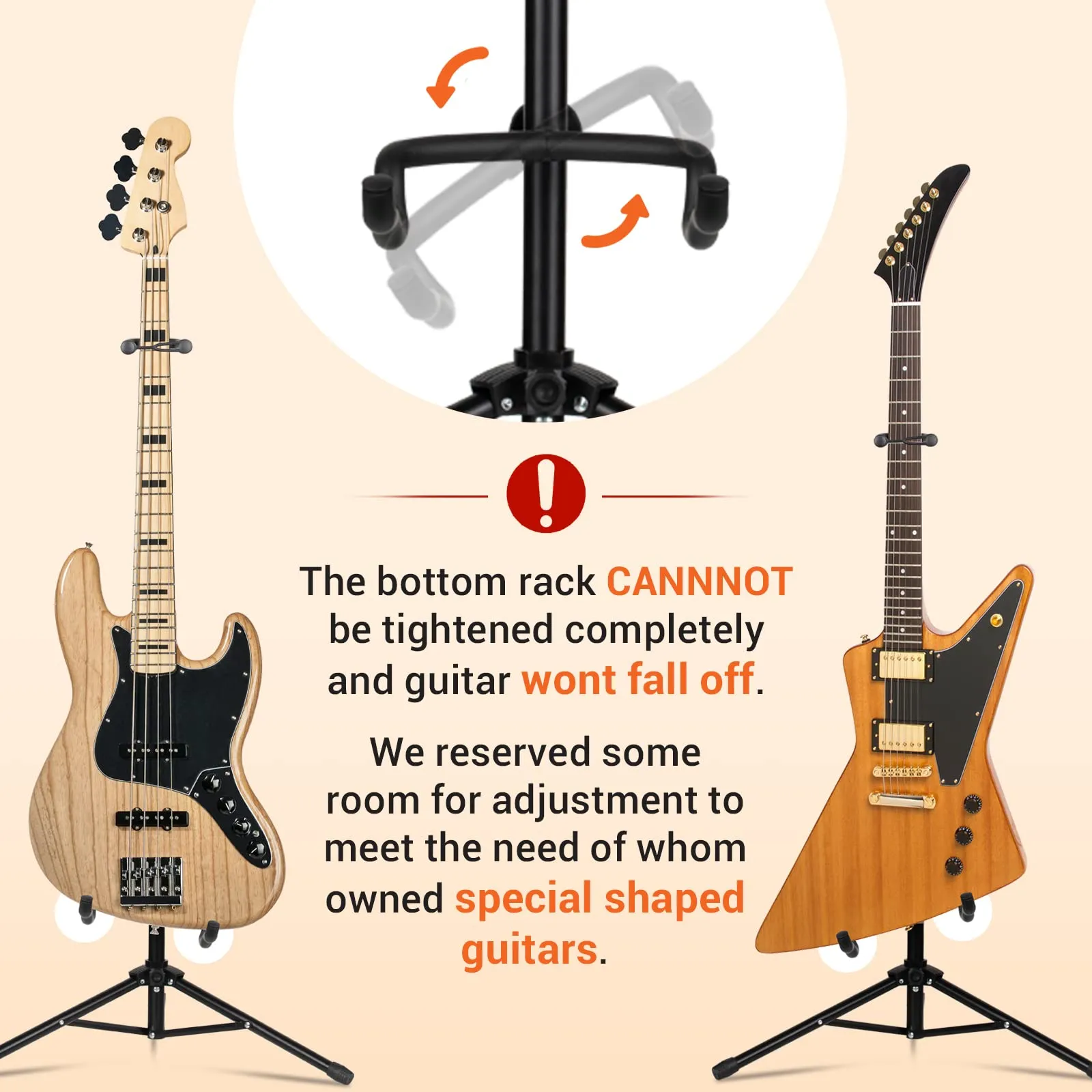 Tripod Guitar Stands with Neck Holder CY0253