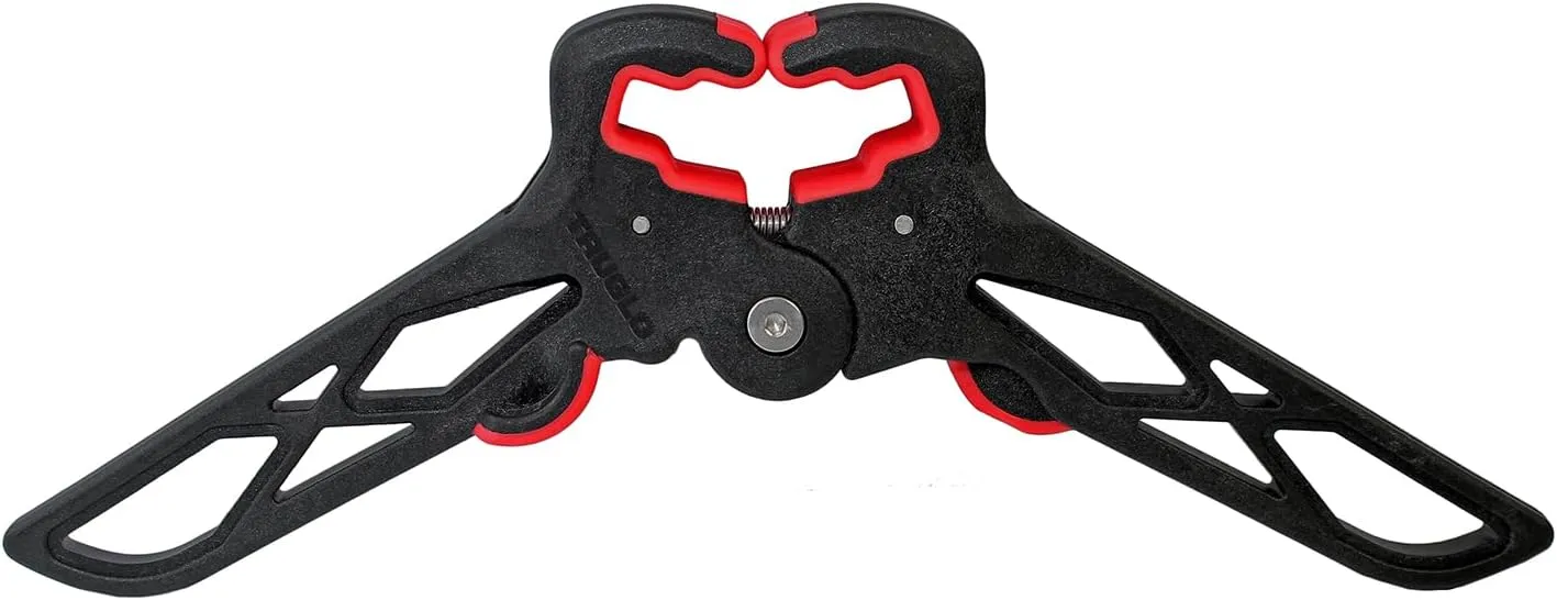 TRUGLO Bow Jack Lightweight Durable Portable Folding Bow Stand for Bowhunting w/Integrated Finger Tabs & Overmolded Rubber Grips