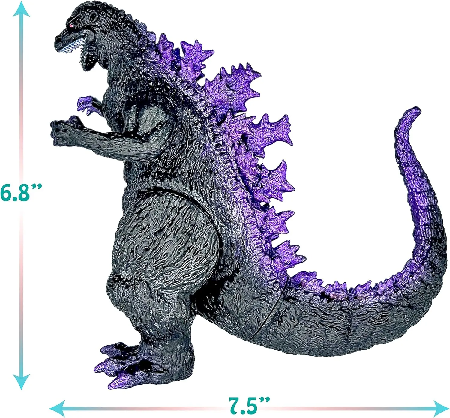 TwCare Classic 1954 65th Anniversary vs Heisei Era Godzilla Toy, Movie Series Movable Joints Action Figures Birthday Gift for Boys and Girls, Travel Bag