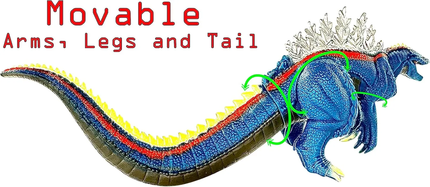 TwCare Set of 2 Godzilla Terrestris & Amphibia Singular Point Continuity Toys, Reiwa era Action Figures 13'' Head to Tail, Movie Monster Series, Travel Bag