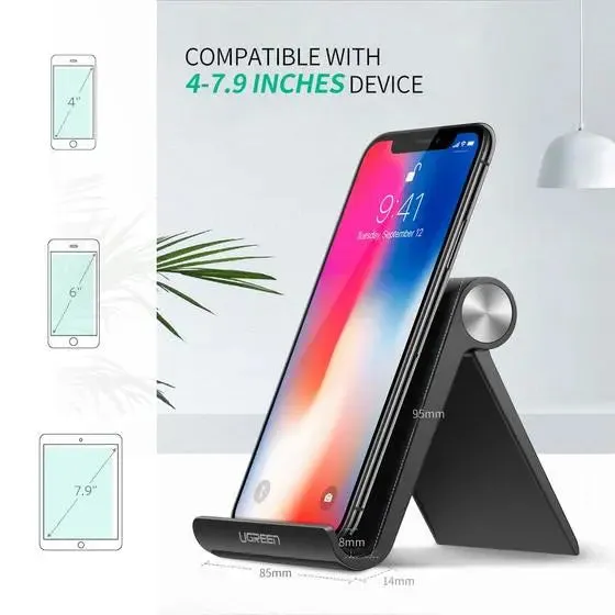 Ugreen Multi-Angle Phone and Tablet Stand UP TO 7.9 Inch Black Color 50747