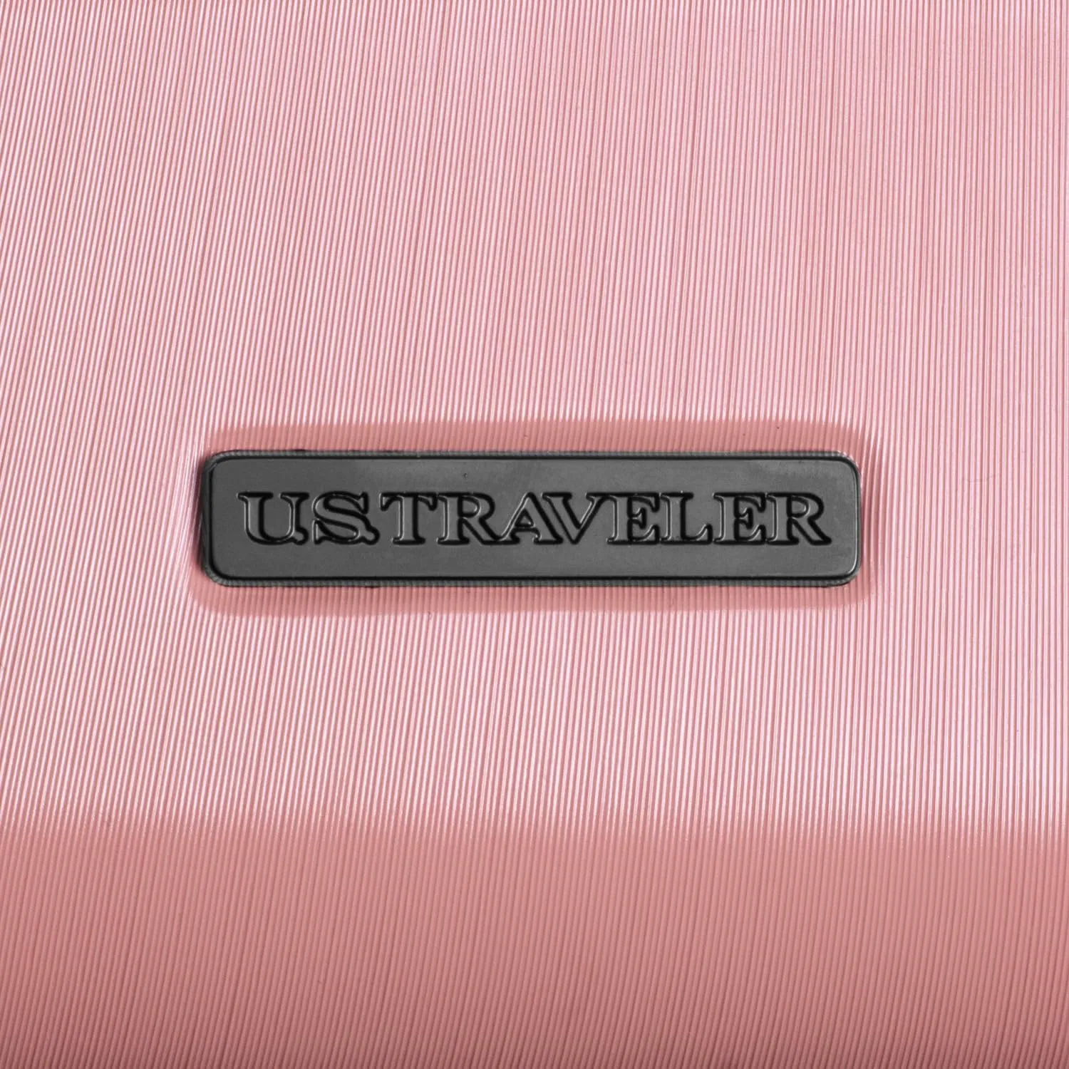 U.S. Traveler Boren Polycarbonate Hardside Rugged Travel Suitcase Luggage with 8 Spinner Wheels, Aluminum Handle, Pink, Checked-Large 30-Inch