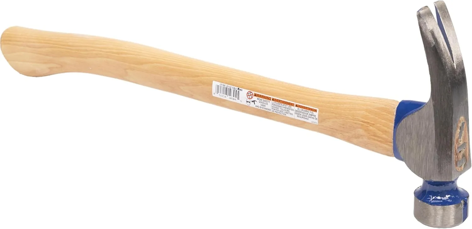 VAUGHAN CF1HC California Framer Hammer, 23 oz Milled, Nail Starter, Made In The USA, VN10304